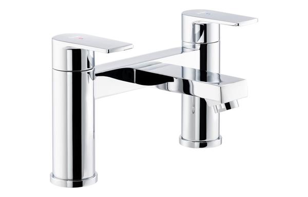 Abode Aquip Deck Mounted Bath Filler - Chrome